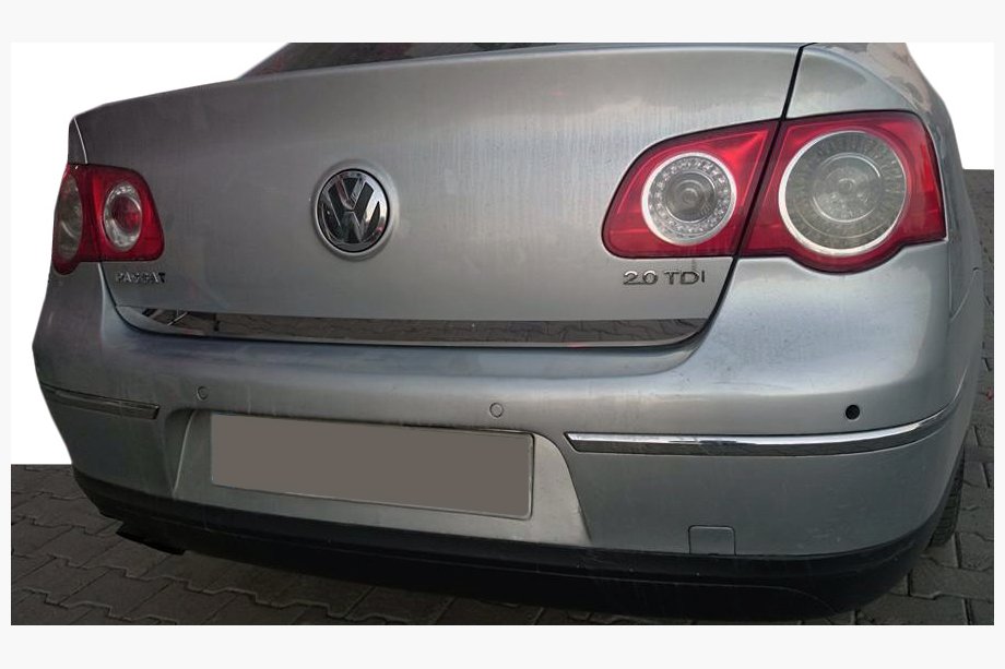 Volkswagen Passat B6 2006-2012 гг. Накладка на багажник нержавейка Image