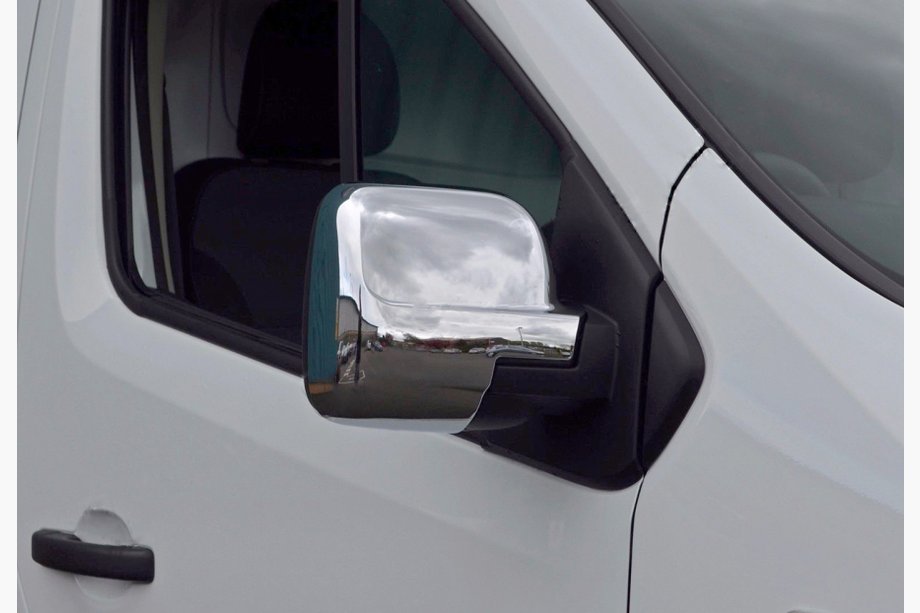 Opel Vivaro 2015-2019 гг. Накладки на Зеркала (2 шт., пластик) Image