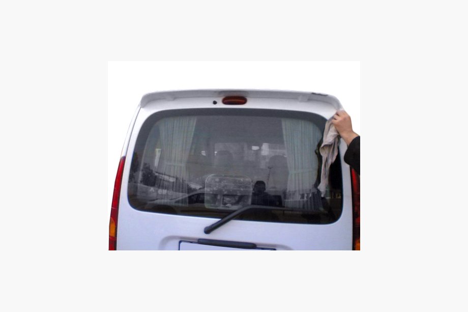 Renault Kangoo 1998-2008 гг. Спойлер Анатомик (под покраску) Image