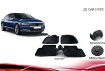 Volkswagen Passat B8 2015-2023 гг. Резиновые коврики (4 шт, Niken 3D) фото 1