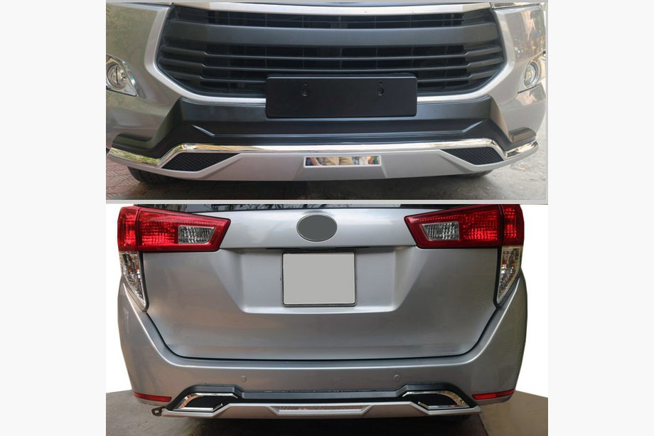 Toyota Innova 2015- гг. Передние и Задние Накладки на Бампер Image