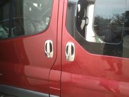 Opel Vivaro 2001–2015 гг. Обводки ручек (4 шт, нержавейка) фото 2