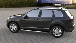 Volkswagen Touareg 2010-2018 гг. Боковые пороги Fullmond (2 шт., алюминий) фото 2