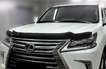 Lexus LX570/450d 2008-2022 гг. Дефлектор капота 2015+ (HIC) фото 1