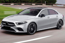 Mercedes A-class W177 2018- гг. Передняя решетка Diamond Silver (для 2018-2022) фото 6