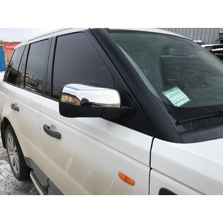 Накладки на Зеркала (2 шт, Нержавеющая Сталь) Range Rover III L322 2002-2012 гг. фото 2