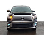 Toyota Tundra 2007-2021 гг. Передняя защита ST008 (нержавейка) фото 1