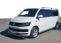 Volkswagen T6 2015-2024 гг. Передняя защита ST008 (нержавейка) фото 1