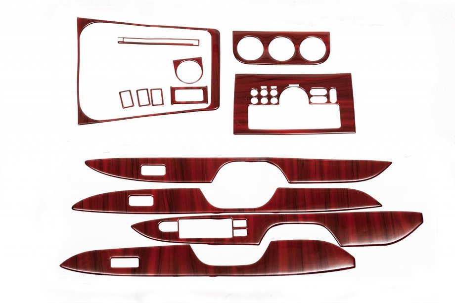 Fiat Sedici 2006-2014 гг. Накладки на панель приборов (Hartman) Алюминий Image