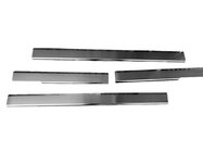 Toyota Land Cruiser Prado 120 2002-2009 гг. Накладки на Пороги Nataniko (4 шт., Нержавейка) Стандарт - лента Lohmann, 0,5 мм фото 1