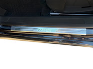 Volkswagen Passat B7 2012-2015 гг. Накладки на пороги OmsaLine тип 2 (4 шт, нержавейка) фото 1