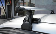 Chevrolet Aveo T200 2002-2008 гг. Багажник на крышу CAMEL (Хром, Пара) фото 1