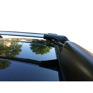 Поперечины на рейлинги с замком WingBar V1 (2008-2014, 2 шт) Dacia Duster 2008-2018 гг. фото 1
