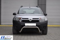 Dacia Duster 2008-2018 гг. Передняя защита ST011 (нержавейка) фото 4