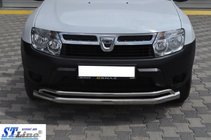 Renault Duster 2008–2017 гг. Передняя защита ST017 (нержавейка) фото 5