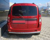 Dacia Logan MCV 2004-2014 гг. Задняя дуга (нержавейка) фото 1