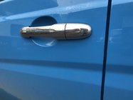 Mercedes Viano 2004-2014 гг. Накладки на дверные ручки из нержавеющей стали 4 шт, OmsaLine - Итальянская Нержавейка фото 5