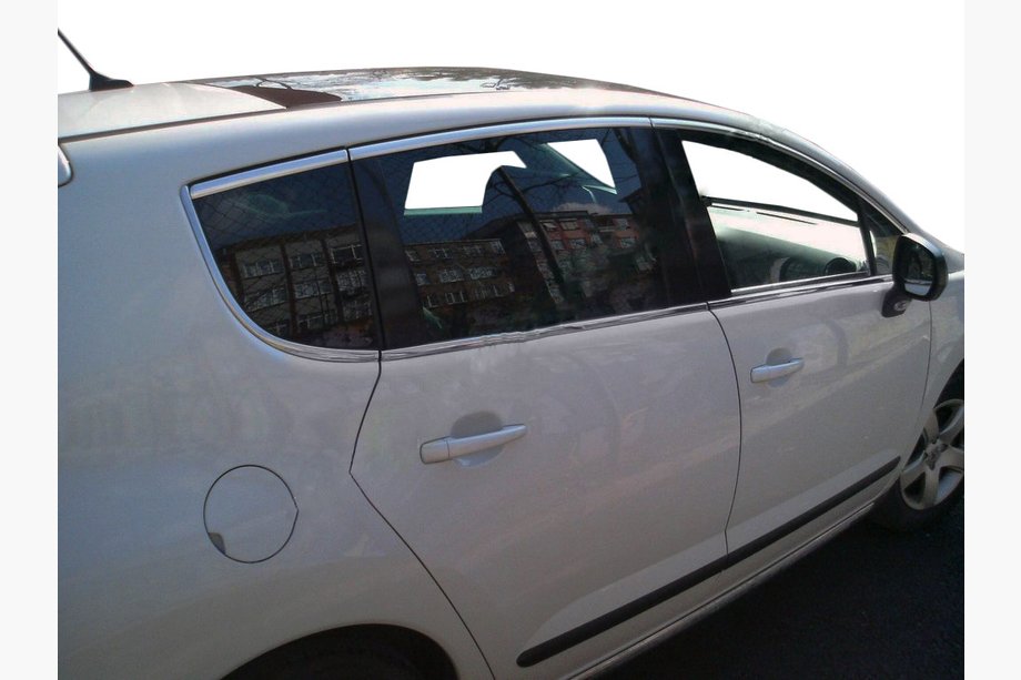 Peugeot 3008 2008-2016 гг. Окантовка стекол с задней форточкой, 8 шт, нержавейка Image