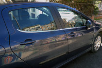Peugeot 308 2007-2013 гг. Молдинги на стекла (4 шт, нержавейка) фото 1
