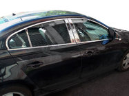 Renault Fluence 2009-2016 гг. Накладки на стойки из нержавеющей стали фото 1