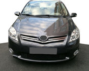 Toyota Auris 2007-2012 гг. Хромированные Накладки на Решетку (Нержавейка) фото 1