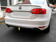 Volkswagen Jetta 2011-2018 гг. Накладка на задний бампер 2011-2013 нержавейка фото 1