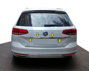 Volkswagen Passat B8 2015-2023 гг. Хромированная накладка над номером SW (Carmos, нержавейка) фото 1
