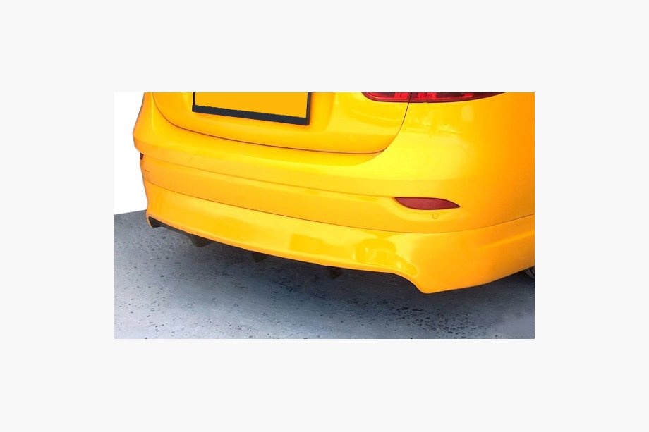Renault Fluence 2009-2016 гг. Задняя нижняя накладка (грунт под покраску) Image