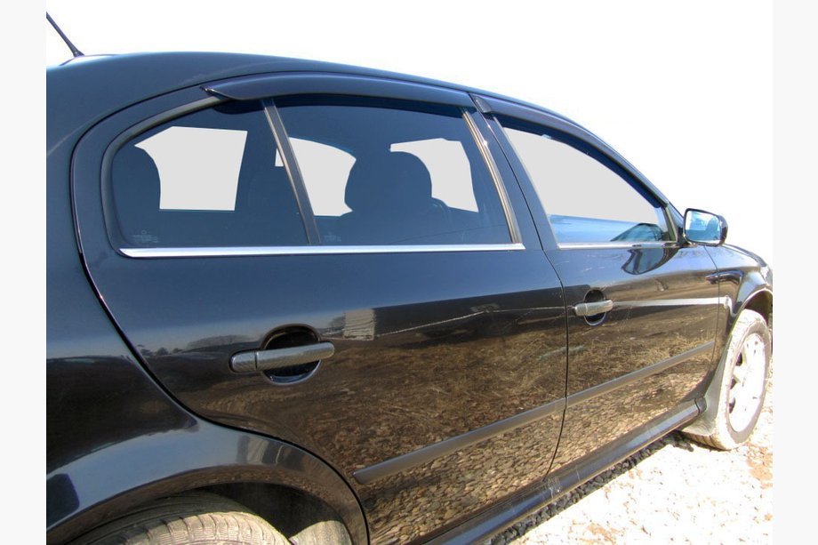 Skoda Octavia I Tour A4 1996-2010 гг. Окантовка окон нержавейка (4 шт) Image