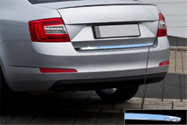 Skoda Octavia III A7 2013-2019 гг. Накладка на багажник нержавейка Carmos - Турецкая Нержавеющая Сталь фото 1
