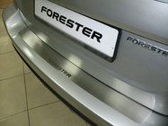 Subaru Forester 2008-2013 гг. Накладка на задний бампер NataNika (нержавейка) фото 1