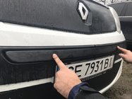 Renault Kangoo 2008–2020 гг. Зимняя накладка на решетку радиатора (2008-2013) Глянцевая фото 3