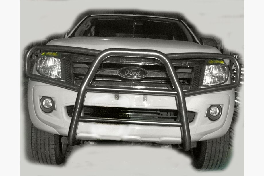 Ford Ranger 2011–2022 гг. Передняя защита WT011 (нержавейка) Image