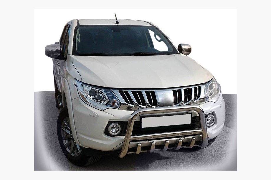 Mitsubishi L200 2015-2024 гг. Кенгурятник WT003 (нержавейка) Image