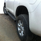 Toyota Land Cruiser Prado 150 2009-2023 гг. Боковые Подножки OEM (2 шт., Алюминий) фото 4