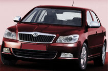 Skoda Octavia II A5 2010-2013 гг. Хромированные Накладки на Зеркала (2 шт., Нержавейка) фото 1