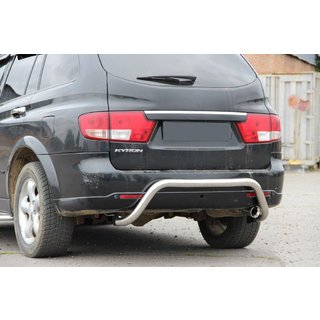 Задняя дуга AK007 (нерж сталь) SsangYong Kyron 2005-2014 гг. фото 3