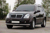 SsangYong Rexton I 2001-2017 гг. Передняя защита ST008 (нержавейка) фото 1