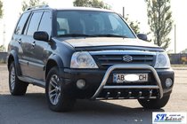 Suzuki XL7 1998-2006 гг. Кенгурятник WT003 (нержавейка) фото 2