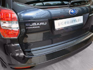 Subaru Forester 2013-2018 гг. Накладка на задний бампер Natanika (нержавейка) фото 1