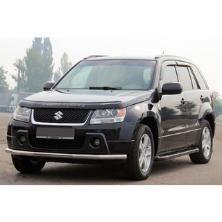 Передняя Защита ST008 (Нержавейка) Suzuki Grand Vitara 2005-2017 гг. фото 1
