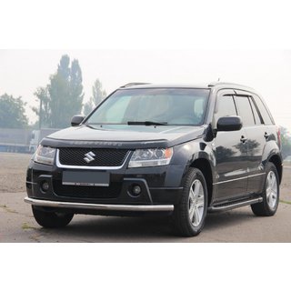 Передняя Защита ST008 (Нержавейка) Suzuki Grand Vitara 2005-2017 гг. фото 4