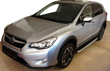 Subaru Outback 2009-2014 гг. Боковые пороги Fullmond (2 шт, алюминий) фото 3