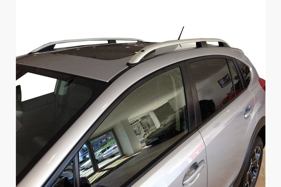 Subaru Outback 2009-2014 гг. Рейлинги CROWN (серый мат) Image