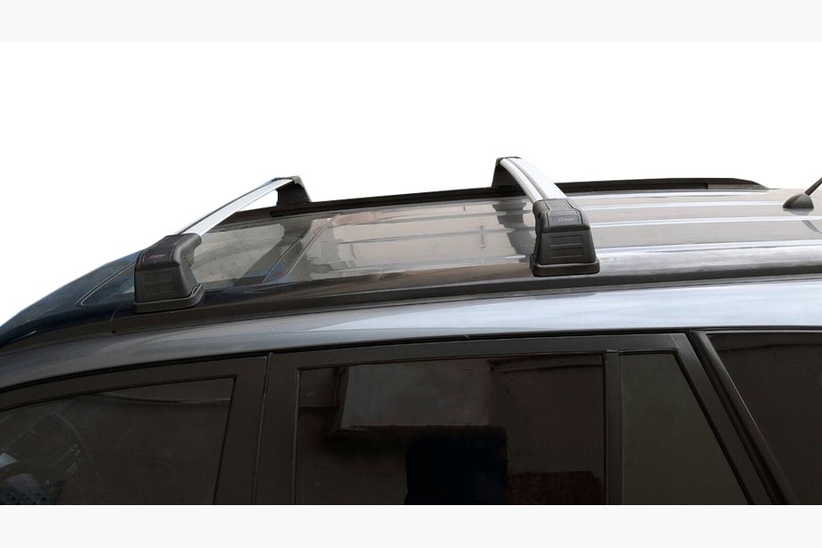 Lexus GX460 2009-2023 гг. Поперечные дуги на интегрированные рейлинги с замком (2 шт) Фото 1