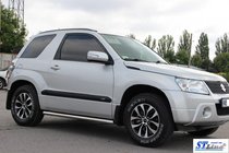 Suzuki Grand Vitara 2005-2017 гг. Боковые трубы BB001 (2 шт., нержавейка) фото 4