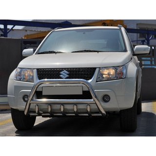 Кенгурятник WT003 (нержавейка) Suzuki Grand Vitara 2005-2017 гг.