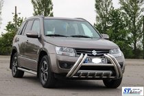 Suzuki Grand Vitara 2005-2017 гг. Передняя дуга полиуретан (высокая) фото 2