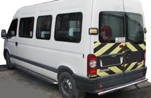 Nissan Interstar 2002-2010 гг. Задняя дуга AK002 (нерж. сталь) фото 1