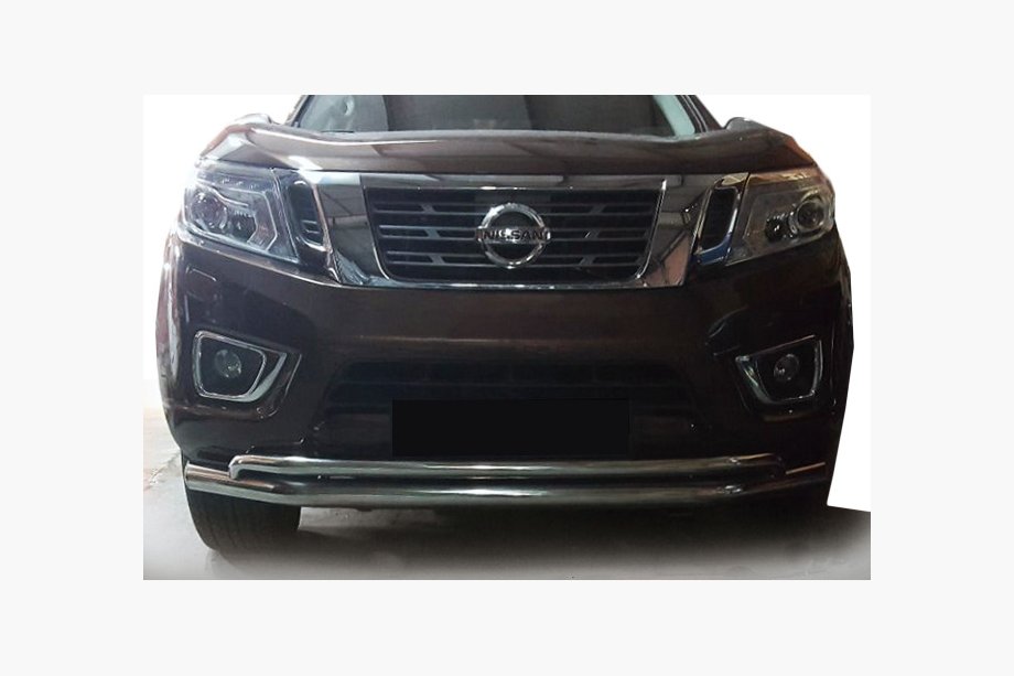 Nissan Navara/NP300 2016- гг. Передняя защита ST017 (нерж) Image